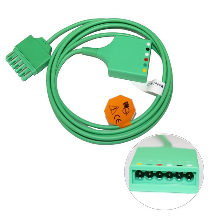 MS16256 6 Lead ECG Trunk Cable For Drager