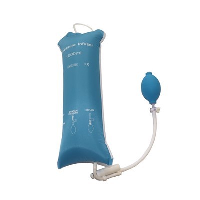 Sacca per infusione a pressione, con display della pressione