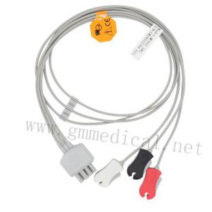 Presa a 3 derivazioni ECG Leadwire Grabber 8pin AHA
