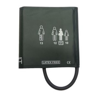 Bracciale nibp per adulti n. 11, circonferenza braccio da 25,3-34,3 cm, senza sacca gas, tubo singolo