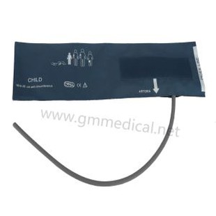 Manicotto della pressione sanguigna NIBP a tubo singolo per bambini 18-26 cm blu