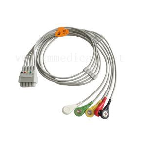 Set di cavi multi-link GE Marquette, a 5 conduttori, a scatto, IEC, 29 pollici (76 cm) e VS 2 pin