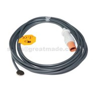 HP compatibile adulto / bambino pelle sonda di temperatura superficiale, L = 3 m, 12 mm