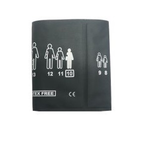 Polsino Nibp a tubo singolo per adulti n. 10, 20-27 braccia circonferenze, senza sacca gas