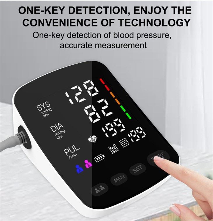 Electronic Sphygmomanometer Automatic Blood Pressure Monitor Arm Sphygmomanometer